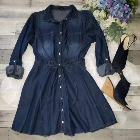 Chiole Dresses & Skirts - Chiole Chambray Dress